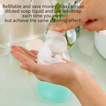 6Pcs 250ml Foaming Bottle Push Pump Portable Hand Sanitizer Foaming Dispenser