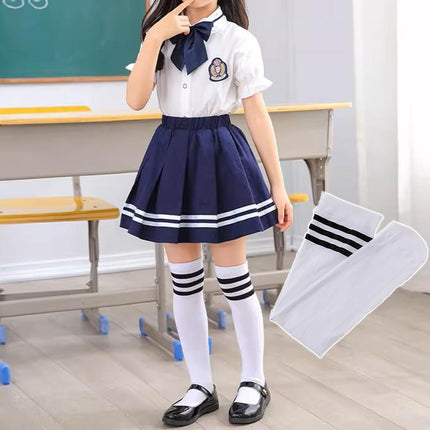 Children's Mid-high Socks Over The Knee Long Tube Football Socks Cotton Socks - Aimall