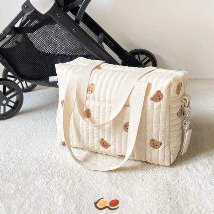 Backpack Nappy Diaper Bag with Stroller Straps Hanging Organiser for Travel and Daily Use