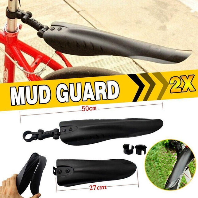 Cycling Mtb Mudguard Mud Guard Mountain Bike Bicycle Fender Tyre Front Rear - Aimall