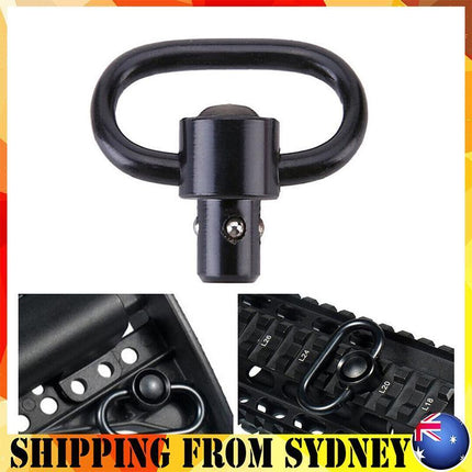 2PCS for Rifle Slings QD Sling Quick Detach Flush Push Button Swivel Mount - Aimall
