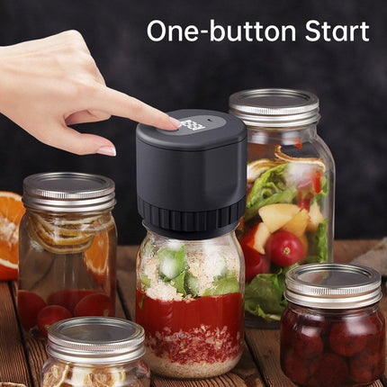 Mason Jar Vacuum Sealer Jar Sealer Cordless Electric Automatic for Home Kitchen