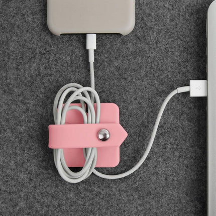 5pcs Charging Cable Earphone Winder Data Cable Organizer Clip Holder for Home