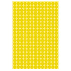 8/13/25/50mm Colour Sticker Dots Adhesive Round Labels Circular Scrapbooking Yellow - Aimall