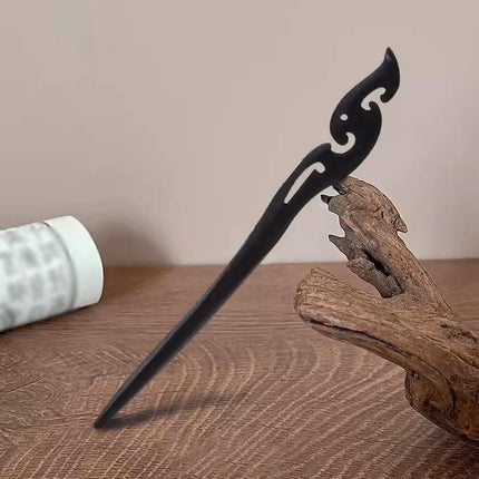 Retro Wooden Carved Hair Sticks Women Hairpin Barrette Chopsticks Accessories - Aimall