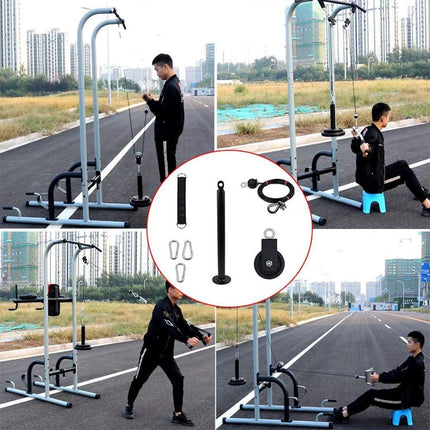 Home Fitness Equipment Pull Down Training Set Tricep Workout Accessories Gym