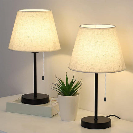 Modern Simple Zip Table Lamp Bedside Lamp for Hotel Bedroom Study Reading Light