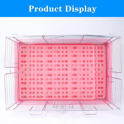 2pcs Rabbit Foot Mat Large Plastic Cage Mat for Guinea Pig Pet Cage Accessories
