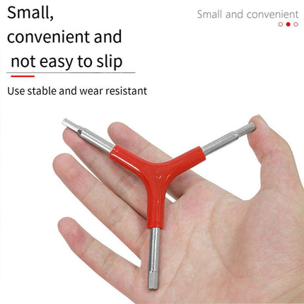 2PCS Hex Socket 3 Prong Bike Repair Tool for Mountain Bicycle Maintenance Kit
