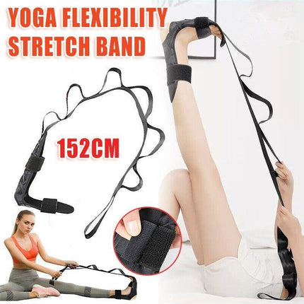 Yoga Flexibility Stretch Band Leg Fascia Stretcher Strap Ballet Gym Trainer - Aimall