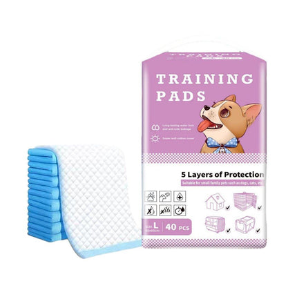 Large Puppy Dog Training Pads Pet Toilet Thickened Pee Pads Mat Indoor Absorbent - Aimall