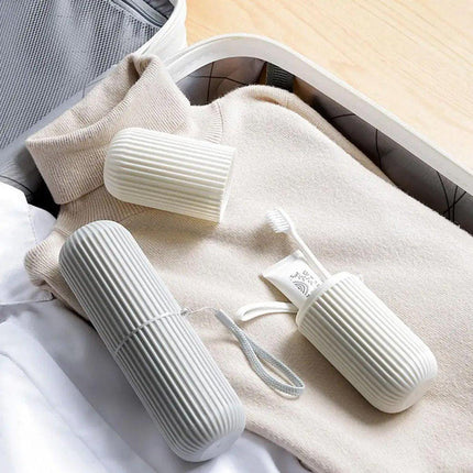 Travel Toothbrush and Toothpaste Holder Portable Bathroom Storage Box Case Cover