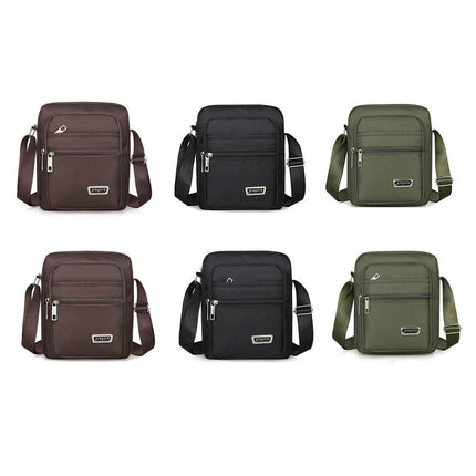 Mens Crossbody Shoulder Bag Travel Messenger Bag Casual Handbag for Boys and Men