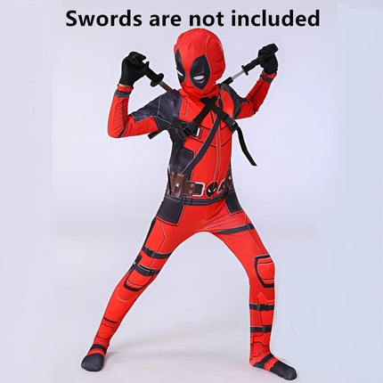 Anime Movie Same Cosplay Halloween Children's Adult Leotard Headwear Deadpool