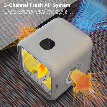 62L Smart Pet Hair Dryer Box Automatic Dryer for Cats and Small Pets Safe Use