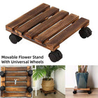 Removable Flower Stand Bonsai Pot Tray Base Plant Holder for Indoor Outdoor Use