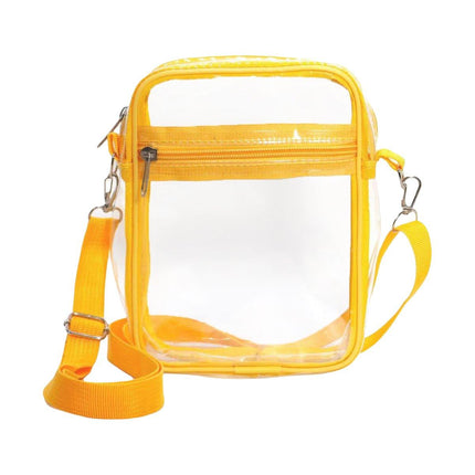 Transparent Crossbody Bag Clear Stylish Handbag for Men and Women Daily Use