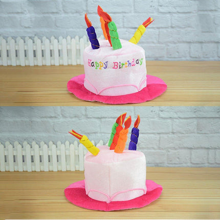 Birthday Cake Hat Party Supplies Fun Performance Masquerade Celebration Hat