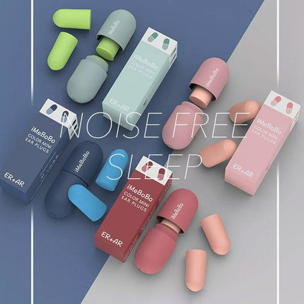 1/2/4 Pairs Soundproof Capsule Earplugs Noise Reduction Ear Plugs for Sleeping