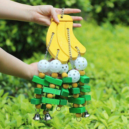 Wooden Parrot Chew Toy Bird Toys for Large and Small Birds Natural Pet Chew Toy