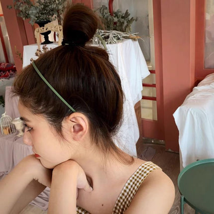 Women Frosted Headband Hairband Lady Hair Hoop Hair Accessories Headwear Decor - Aimall