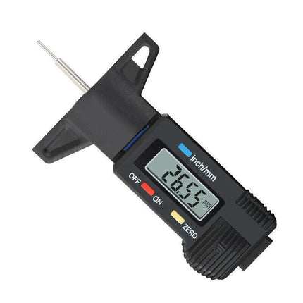 Car Digital Depth Measure Gauge Tyre Tread Brake Pad Shoe Caliper LCD Display - Aimall