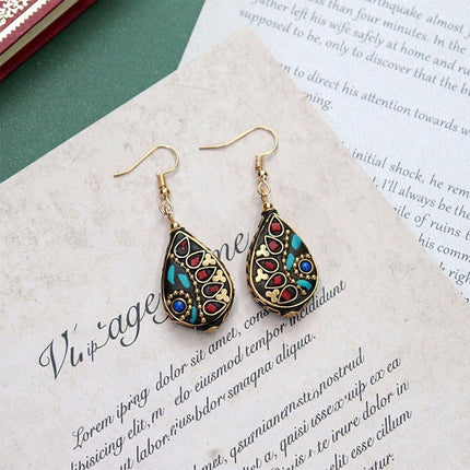 Retro Ethnic Style Earrings Fashion Jewelry for Women Bohemian Accessories
