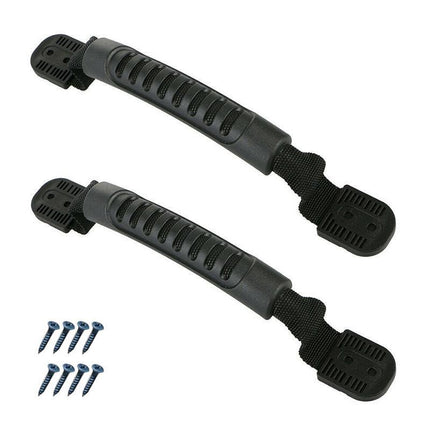 2/4PCS Kayak Canoe Boat Side Mount Carry Handle Webbing Hand Fitting Handlebars - Aimall