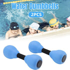 2pcs Aquatic Exercise Dumbbells for Ladies and Youth Home Gym Fitness Equipment
