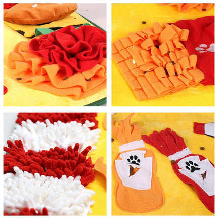 Dog Sniffing Pad Pet Training Mat Interactive Snuffle Toy for Dogs Stress Relief
