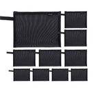 A4 Mesh Zipper Pouch Document Bags - Durable File Folders in 3 Colours
