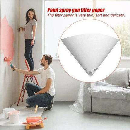 Up to 100PCS Micron Paint Paper Strainers Sieve Filter Nylon Mesh Net Funnel - Aimall