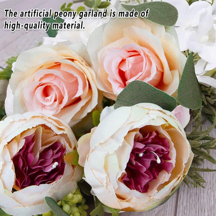170cm Peony Flower Rattan Fake Flower Vine Artificial Decoration for Home Party