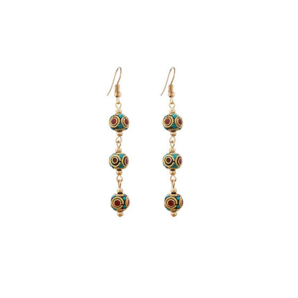 Retro Ethnic Style Earrings Fashion Jewelry for Women Bohemian Accessories