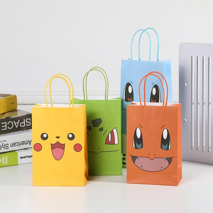 40PCS Cartoon Expression Portable Dinosaur Gift Bag AU