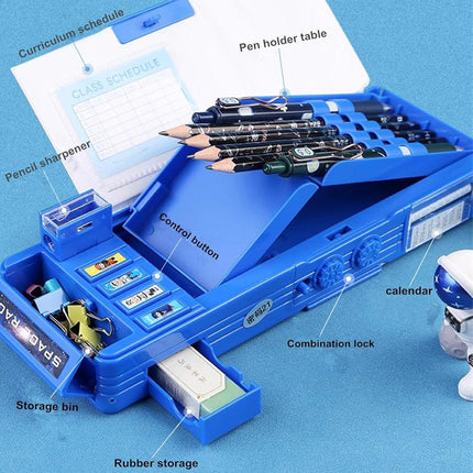 Astronaut Multifunctional Pencil Case for Stationery School Supplies Organiser