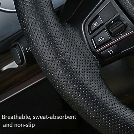 Universal Car Steering Wheel Cover Anti Slip Breathable Protector for All Season