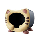 Semi Closed Cat Nest Soft Cozy Pet Bed for Cats Small Animals Indoor Sleeping