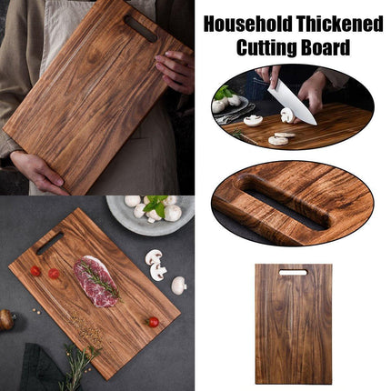 Large Hardwood Chopping Cutting Board Kitchen Steak Deli Meat Food Household
