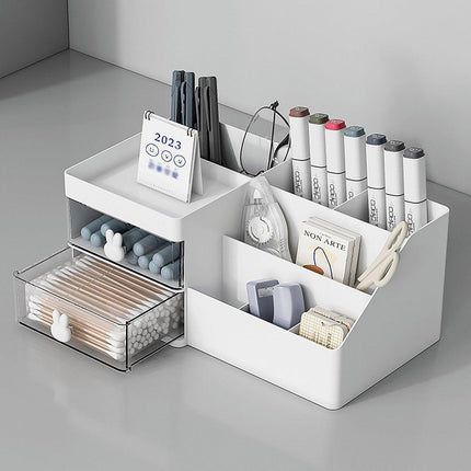 Cartoon Drawer Type Cosmetic Jewelry Storage Box Desktop Student Stationery Box