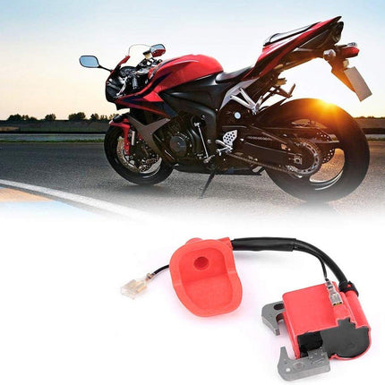 High Voltage Red Ignition Coil Pack for 47cc 49cc Dirt Bike ATV Mini Moto