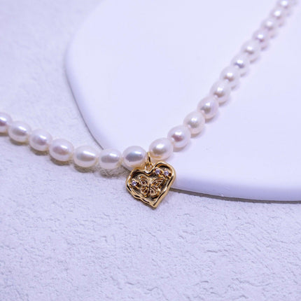 Natural Freshwater Pearl Beaded Necklace Elegant Versatile High Quality Jewelry