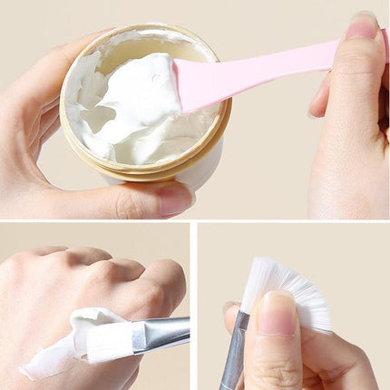 6pcs/set DIY Face Mask Spatula Brush SPA Mixing Bowl Facial Measuring Spoon Tool - Aimall