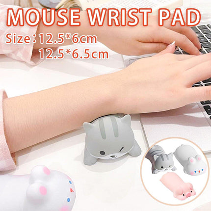 3pcs Cute Cartoon Mouse Pads Wrist Rest Hand Pads Ergonomic Gaming Accessories