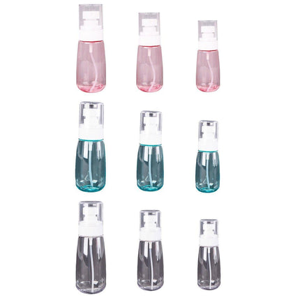 10pcs Travel portable Spray Bottle Lotion Dispenser Disinfectant Cosmetics Vial