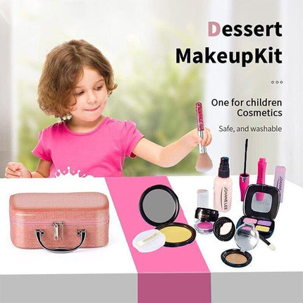Kids Pretend Make Up Kit Play Beauty Makeup Set Glamour Girl Cosmetic Toy Gift - Aimall