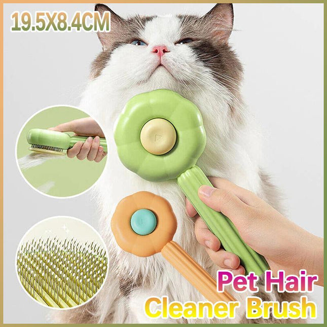 Pet Hair Cleaner Brush Needle Comb Professional Pet Grooming Comb for Cat Dog - Aimall