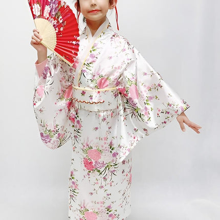 Toddler Kids Baby Girls Outfits Clothes Kimono Robe Japanese Traditional Costume - Aimall