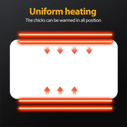 18W Poultry Heating Plate Brooder Warm Chick Duck Chicken Coop Heater 27x27cm - Aimall