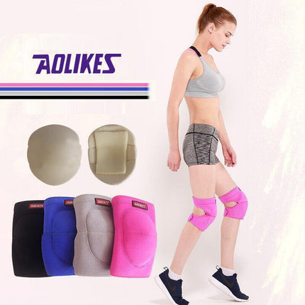 AOLIKES® Knee Pad Crashproof Antislip Brace Leg Sleeve Protector Guard Support M - Aimall